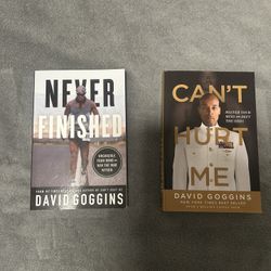 Brand New David Goggins Books