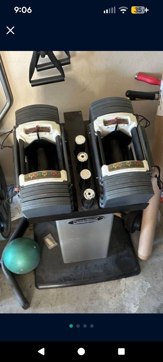 Powerblock Dumbells 5-70lbs