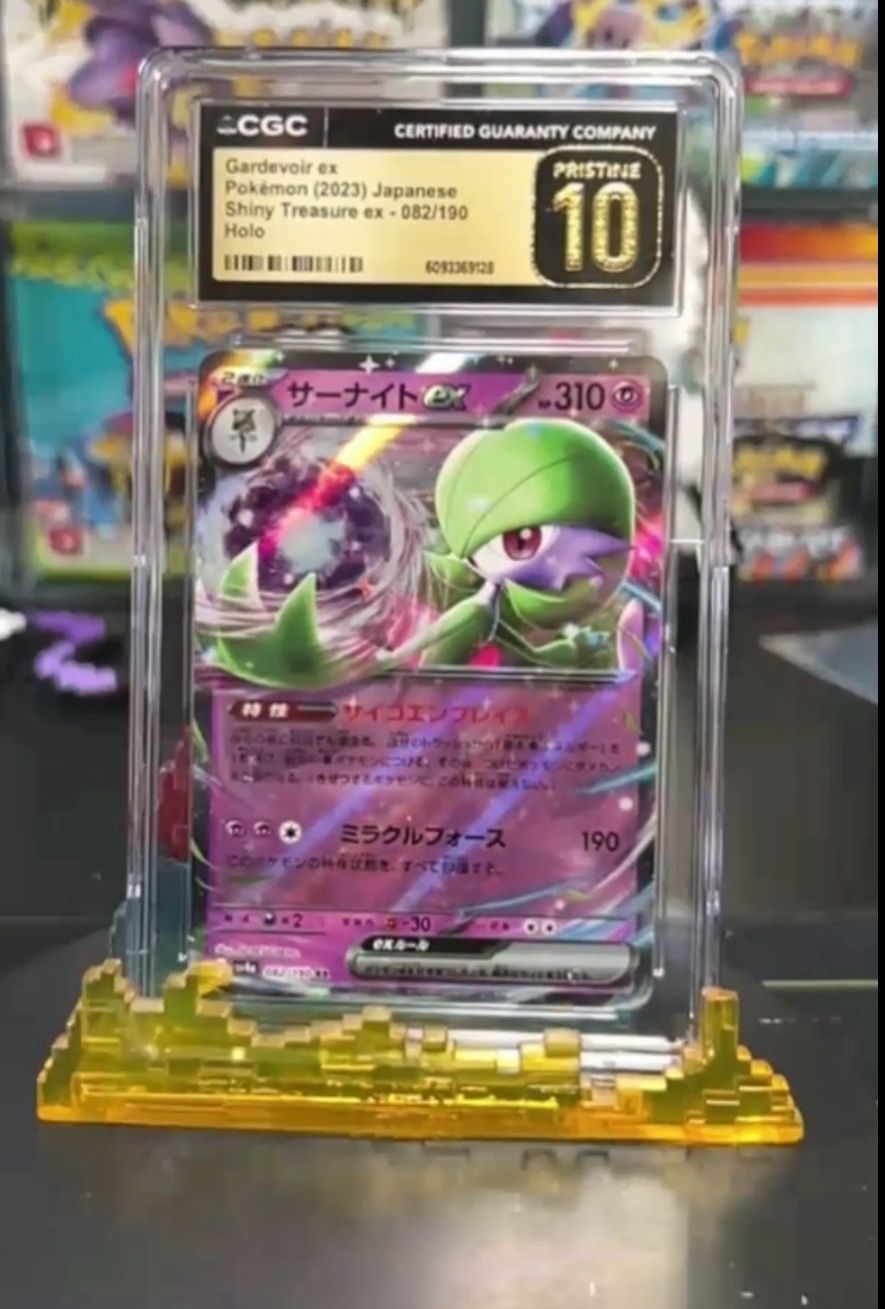 CGC Pristine 10 Gardevoir Ex #82 Pokemon Japanese Shiny Treasure Ex Card