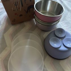 Stainless Bowls With Silicone Sleeve