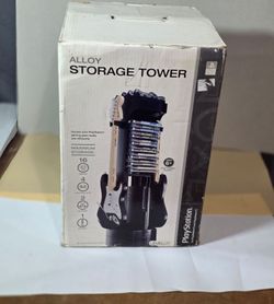 LevelUp Alloy PlayStation Storage Tower Stand for PS2 PS3 Games Controllers
