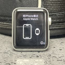 apple watch series 3 aluminum 42Mm (GPS) silver , read description 