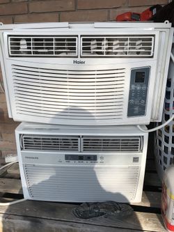 Frigidaire 8,000btu and HAIER 6,000btu