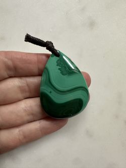 Genuine Real Malachite Stone Pendant