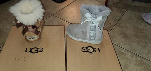 Lilttle girl ugg boots size 7 and 8