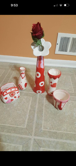 Hobby lobby hand painted table pieces