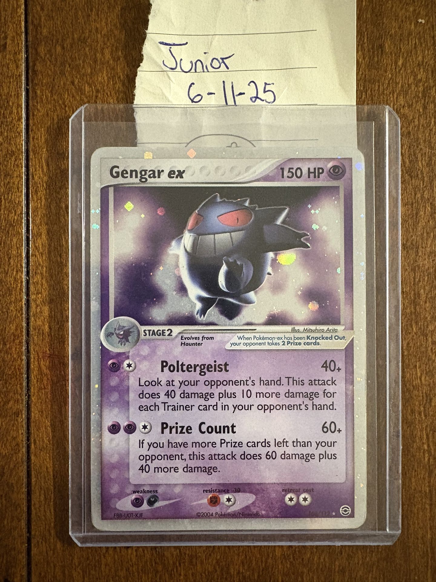 Gengar ex Holo 108/112