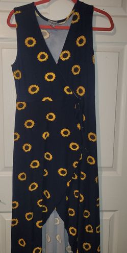 Blue Sunflowe dress