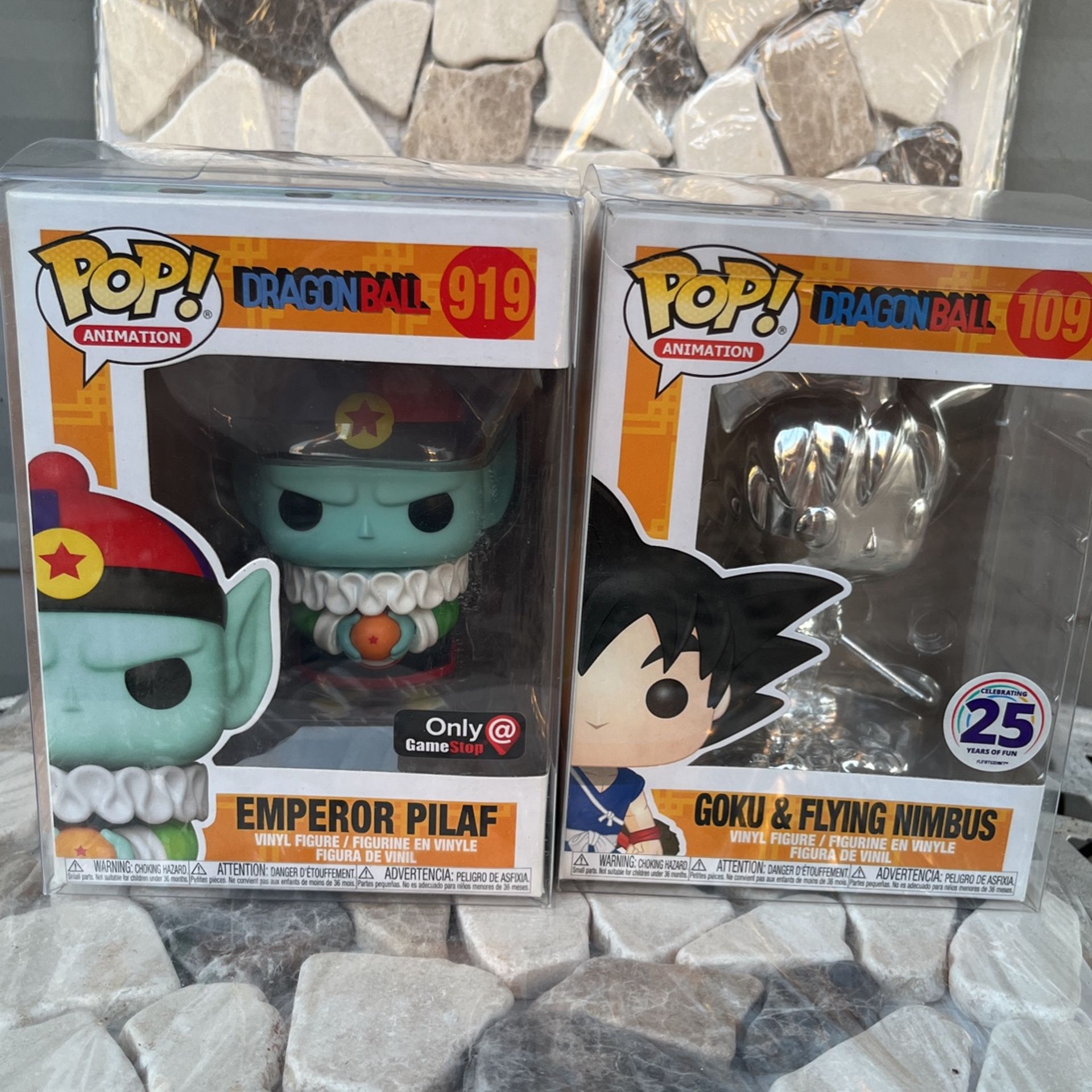 Goku And Emperor Pilaf Funko Pops