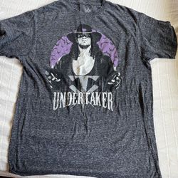 WWE Undertaker Wrestling T-Shirt Homage Dark Gray L Adult WWE Wrestler EUC