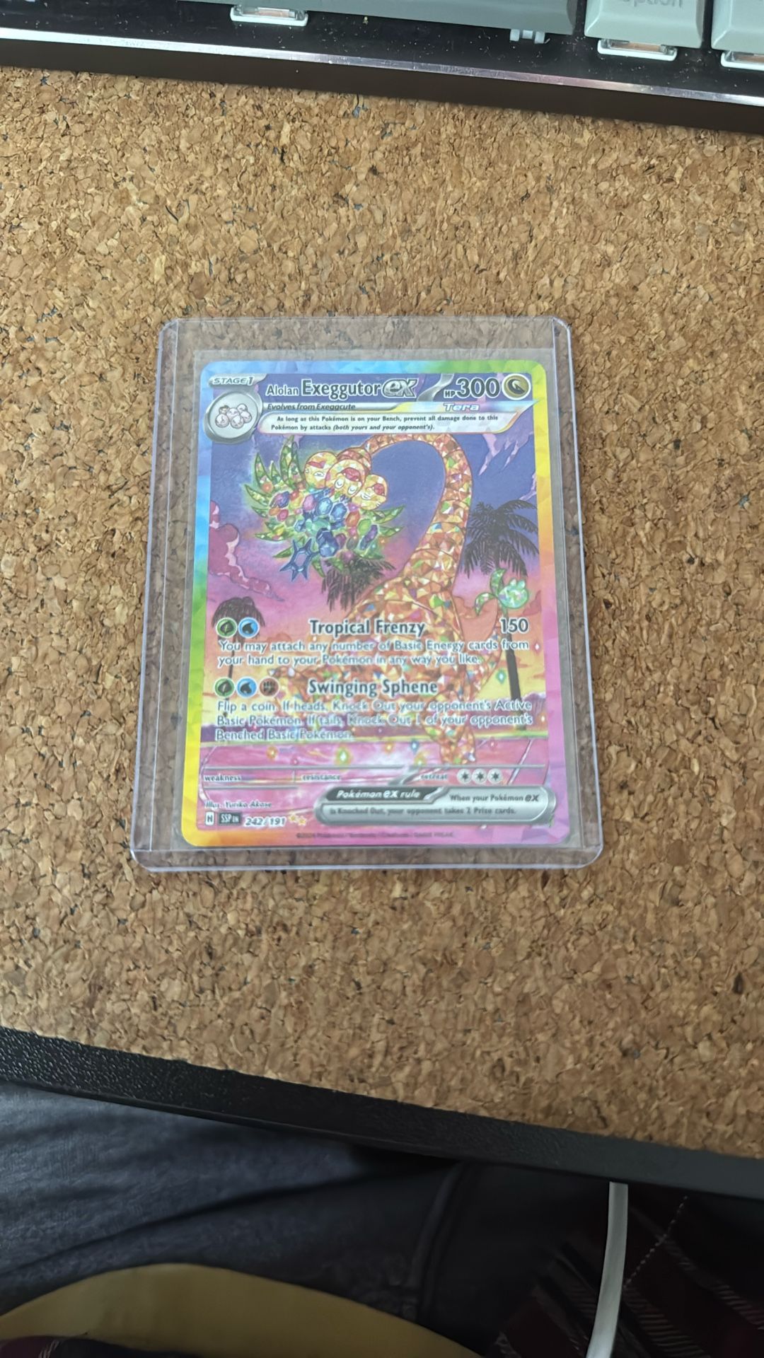 Pokemon Alolan Exeggutor Ex 242/191