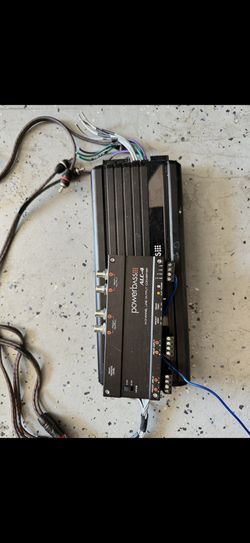 Powerbass Xl-900.5 5 Ch Amplifier And Powerbass Alc-4 Channel High To Low Level Converter