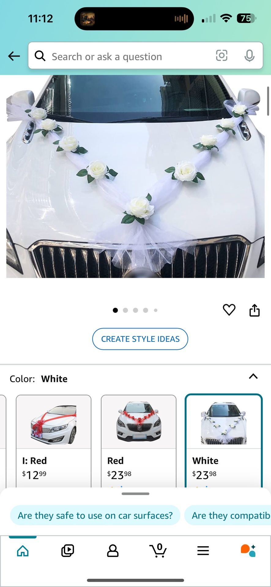 Wedding Day Car Decor 