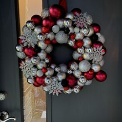 Christmas Ornament Wreath