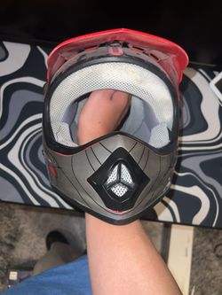 Dirt Bike Helmet Dot Red 