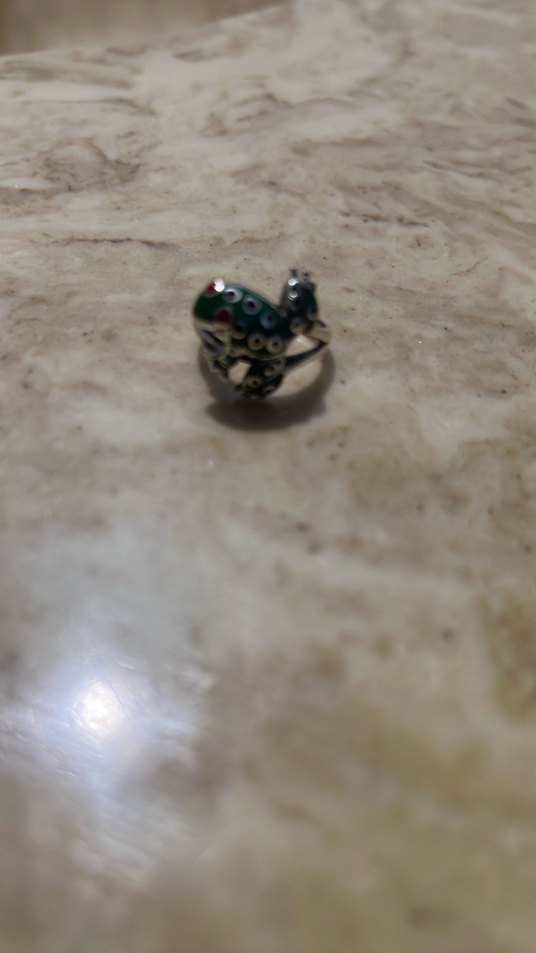 Women’s Sterling Silver Frog Ring