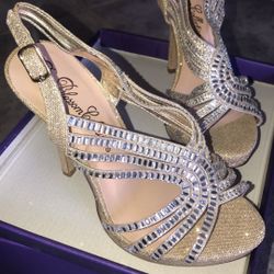 Heels Sparkling Gold 