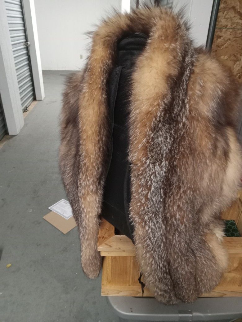 Vintage Meryl Streep Red Fox Fur Vest