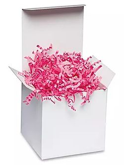  ❤ VALENTINE'S DAY ❤ RED GIFT BOXES & PINK CRINKLE FILLER FOR COMPANY PROMOTIONAL SALES, GIFT BASKETS, FUNDRAISERS, CRAFTS, FOODS, ETC