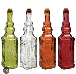 Colorful Wine Bottles