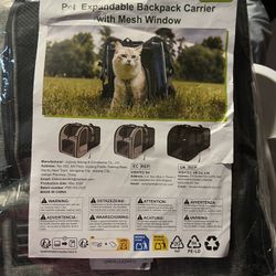 Pecute Backpack  Carrier For Pet Mesh Windows