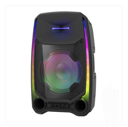 ION Audio - Total PA Ultimate High-Power Bluetooth Speaker System with Edge Glow - Black