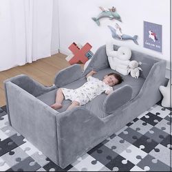 Gray Toddler Bed - BL001
