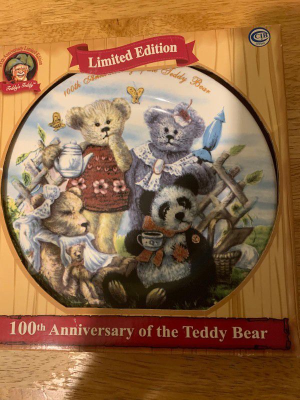 Plate Teddy Bear