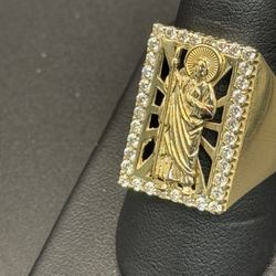 14kt Jesus Ring 
