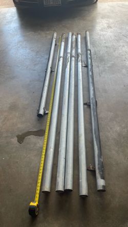 8 foot round fence posts