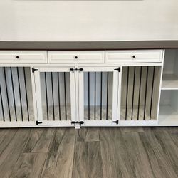 Dog Crate W/Storage Furniture