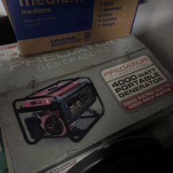 Predator generator 4000 Watts 