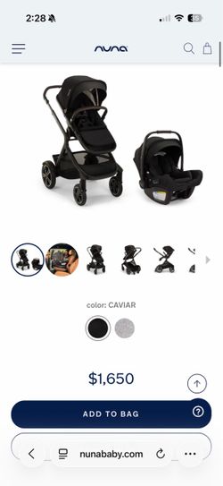 Nuna Demi Next and Pipa Aire Travel System