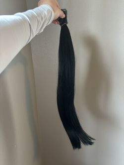 Bellami Jet Black Hair Extensions (tape In)