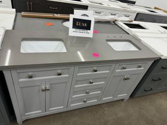 Contemporary Bathroom Vanity – Muebles para baños Quartz, Wood, & Granite Options