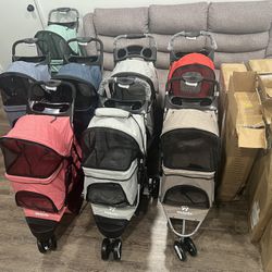 New Dog Strollers Hold Up To 33lbs 