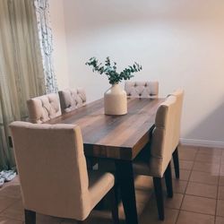 Wooden Dining Table Set