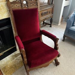 Antique Eastlake Rocking Chair