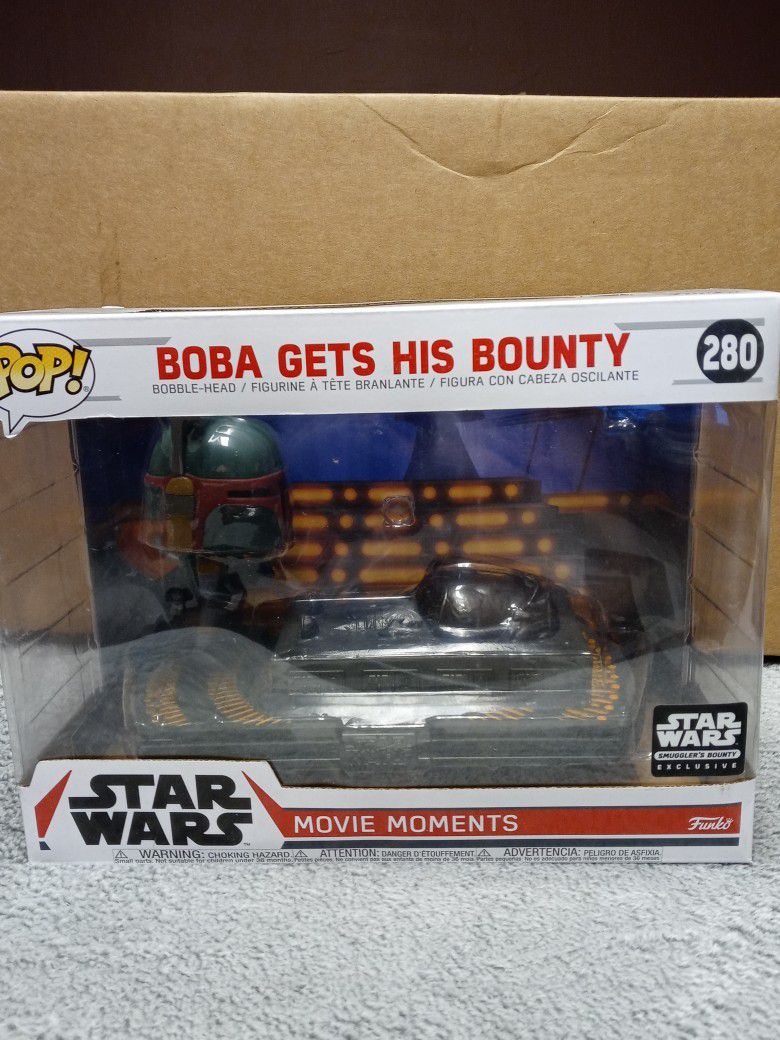 Funko Pop Boba Gets His Bounty Star Wars #280 New