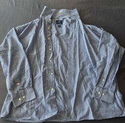 Blue button up