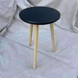 Round Wooden Plant Stand / Small Table
