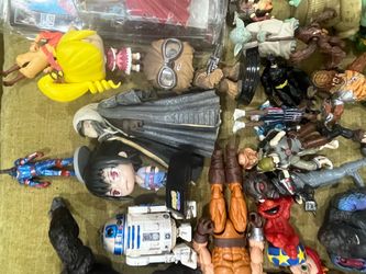 Lot of vintage and new toys