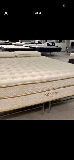 Saatva classic luxury KING mattress & memory foam topper