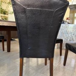 Dining table chairs