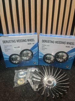 Rusting weeding wheel