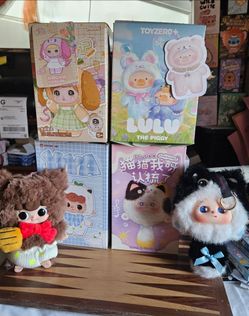 Blindbox bundles Nommi,  yiya, lulu the piggy,  and Ba,boo mirror