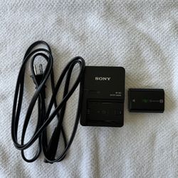 Sony Battery Charger (BC-QZ1) & NP-FZ100 Battery - Like New