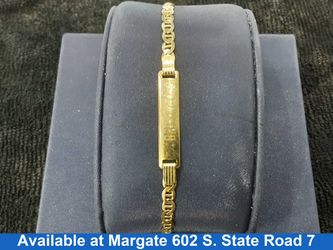 ID Bracelet - Yellow Gold 14k (.585) 7.3 grams 8 inch