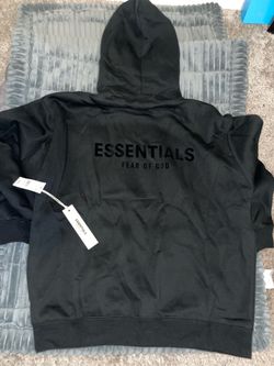 Fear of God Essentials Black Hoodie