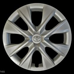 Hubcaps Genuine OEM Toyota Silver 15in Steel Rims